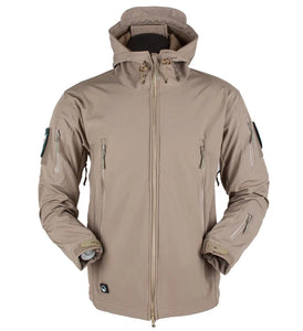 Coats / Jackets: by CHRLCK. Winter Autumn Waterproof Jacket.  Windproof. SoftShell. Hooded. Solid or Camo Colors