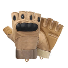 Load image into Gallery viewer, Gloves: Half Fingered. Tactical Styling. Knuckle Protection, Various Colors
