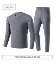 Load image into Gallery viewer, Coats / Jackets: Thermal Heated Underwear. USB Electric Heating. Fleece Long Johns.
