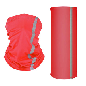 Safety Wear: High Visibility Neck Gaiter. Reflective. Summer Bandana. Wind/ Dust /Sun Protection.