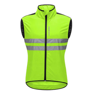 Safety Wear: WOSAWE Reflective safety Vest. Windproof. Breathable. Sleeveless Windbreaker