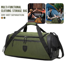 Load image into Gallery viewer, Travel Bags: by BWBW. Large Capacity. Shoulder Bag. Casual Crossbody Luggage Bag. Wet and Dry Separation Sports Fitness Bag
