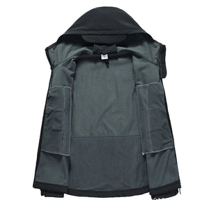 Coats / Jackets: by CHRLCK. Winter Autumn Waterproof Jacket.  Windproof. SoftShell. Hooded. Solid or Camo Colors
