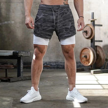 Cargar imagen en el visor de la galería, Fitness: Athletic Shorts. Quick Dry. Compression Underlining. Pocket for keys or phone.
