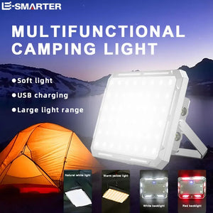 Gadgets / Tools: Portable LED Light. Rechargeable. Outdoor or Work light. Waterproof.