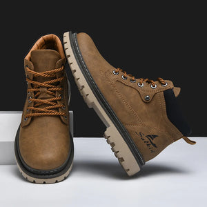 Boots:  Leather Ankle Boot. High Top. Anti Slip. Handmade.  (See Images for Size conversions)