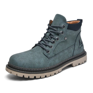 Boots:  Leather Ankle Boot. High Top. Anti Slip. Handmade.  (See Images for Size conversions)
