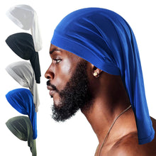 Load image into Gallery viewer, Head Gear: Wide Elastic  Loc Cap.  Long Spandex for Dreadlocks.
