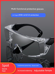 Eyewear / Safetywear: Dust-Proof Anti-Droplet Polished Goggles for Men and Women. Various styles.