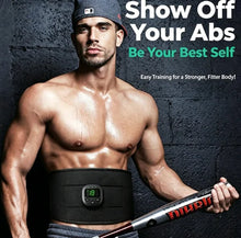 Load image into Gallery viewer, Fitness: Portable USB Waist Massager 2026 Electric Body Shaping Belt Rechargeable Trainer
