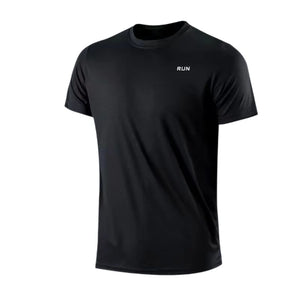 Shirts: Short Sleeve T. Quick Dry. Moisture Wicking. Round Neck. Lightweight. Slim Fit.