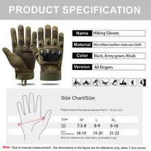 Load image into Gallery viewer, Gloves by Airsoft: Military Full Finger Gloves. Touchscreen. Protective Nylon.
