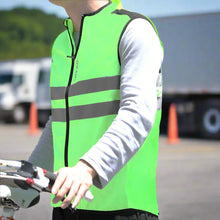 Load image into Gallery viewer, Safety Wear: by WOSAWE. Safety Vest. Reflective. Windbreaker. Sleeveless. High Visibility. Breathable. Various Colors.
