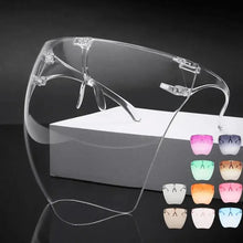 將圖片載入圖庫檢視器 Eyewear: Full Face Sunglasses. Protective Faceshield. Covered Spherical Lensing. Anti-Spray. FAce protection from sun and road grime. Various Color gradients.
