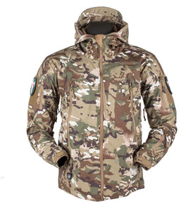Coats / Jackets: by CHRLCK. Winter Autumn Waterproof Jacket.  Windproof. SoftShell. Hooded. Solid or Camo Colors