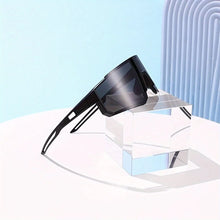 Cargar imagen en el visor de la galería, Eyewear: Oversized  Sunglasses. Goggles Style. Windproof.
