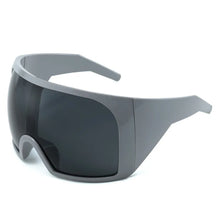 Cargar imagen en el visor de la galería, Oversized Sunglasses Men Wrap Anti Wind Personal Large Shades Futuristic Fashion Future Shield Uv400 Cycling Motorcycle
