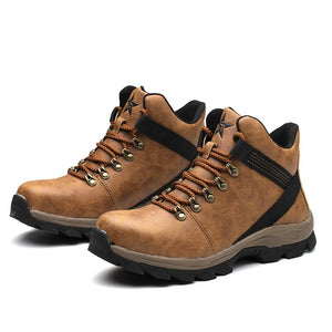 Boots: Work Safety Boots. Waterproof. Anti-puncture Steel Toe. Indestructible.  (See Images for Size conversions)