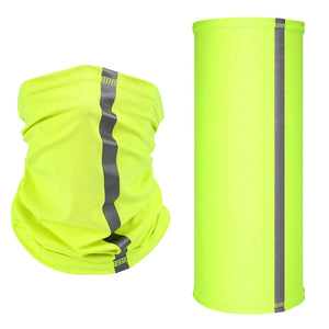 Safety Wear: High Visibility Neck Gaiter. Reflective. Summer Bandana. Wind/ Dust /Sun Protection.