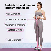 將圖片載入圖庫檢視器 Fitness: Pedal Resistance Band. Four-Tube Elastic Band, Portable. In-CAB
