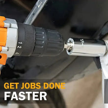 Load image into Gallery viewer, Gadgets / Tools: Universal Socket Wrench Adapter. Adjustable Head. 7-19mm ((Power Drill  NOT included))
