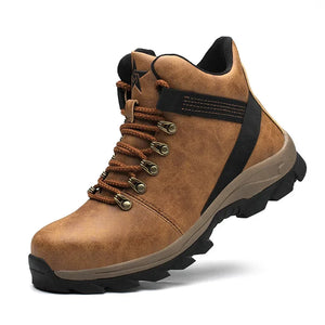 Boots: Work Safety Boots. Waterproof. Anti-puncture Steel Toe. Indestructible.  (See Images for Size conversions)