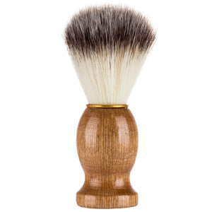 Grooming: Natural Badger Hair Shaving Brush. Barber Style Beard Brush .