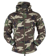 Load image into Gallery viewer, Coats / Jackets: by CHRLCK. Winter Autumn Waterproof Jacket.  Windproof. SoftShell. Hooded. Solid or Camo Colors
