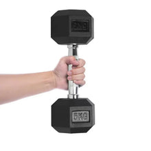 將圖片載入圖庫檢視器 Fitness: 1Pcs Dumbbell. Choose 2.5KG-20KG. Rubber Encased  Strength Training. Note: SHIPPING COST
