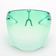 將圖片載入圖庫檢視器 Eyewear: Full Face Sunglasses. Protective Faceshield. Covered Spherical Lensing. Anti-Spray. FAce protection from sun and road grime. Various Color gradients.
