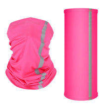 Load image into Gallery viewer, Safety Wear: High Visibility Neck Gaiter. Reflective. Summer Bandana. Wind/ Dust /Sun Protection.
