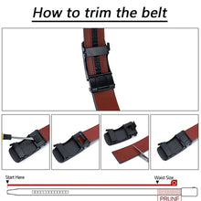 Load image into Gallery viewer, Pants / Belts:  Leather Waist Strap.  Automatic Buckle. High Quality.
