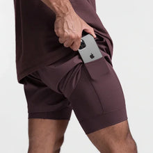 Load image into Gallery viewer, Fitness: Shorts by Kaierkang. Breathable Double Layer Sport Shorts. Quick Dry.  Stretch Pocket
