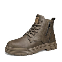 Load image into Gallery viewer, Boots:  Safety Boot. Work or Dress. Protective Working Shoes. Rustic and Rugged. (See Images for Size conversions)
