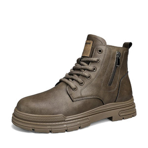 Boots:  Safety Boot. Work or Dress. Protective Working Shoes. Rustic and Rugged. (See Images for Size conversions)