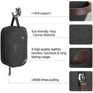 Travel Bags / Shave Case: Portable. Waterproof. Male Makeup Bag Beauty Wash Pouch Handbag Organizer