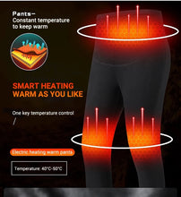 Load image into Gallery viewer, Coats / Jackets: Thermal Heated Underwear. USB Electric Heating. Fleece Long Johns.
