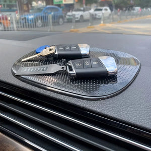 Gadgets: Stick Dash Mat. Non-Slip Mat. Slip/ Slide-Proof. Adhesive for Cell Phone. Mobile Holder or Other. Black Silicone