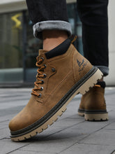 Load image into Gallery viewer, Boots:  Leather Ankle Boot. High Top. Anti Slip. Handmade.  (See Images for Size conversions)
