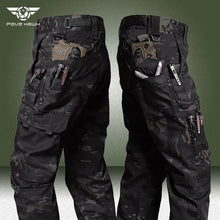 Load image into Gallery viewer, Pants: Camo Cargo Pant.  Multi-pocket Ripstop. Waterproof. Various Colors
