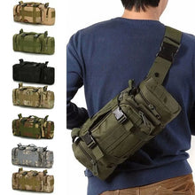 Load image into Gallery viewer, Travel Bags: Shoulder / Waist / Chest Bag. Compact and sturdy storage bag.
