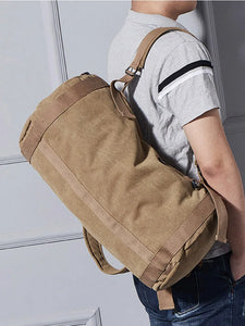 Travel Bags: Canvas Travel Bag. Large Capacity.  Shoulder Carry.