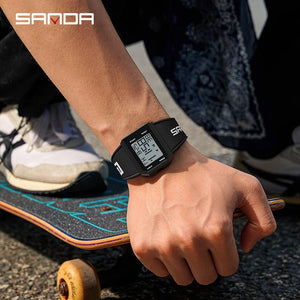 Watches: by SANDA.  Outdoor Military Sport LED Digital Watch. 5Bar Waterproof Wristwatch Clock