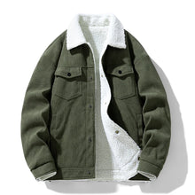 Load image into Gallery viewer, Coats / Jackets: Warm Corduroy Coat. Thick Fleece Lining. Various Colors.
