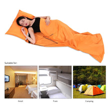 Load image into Gallery viewer, Outdoors: Sleeping Bag. Lightweight. Sleeping Bag LINER. Polyester. Portable. 75*210CM
