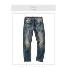 Load image into Gallery viewer, Pants: Vintage Blue Jeans. Washed.  Street Smart too. Slim Fit.
