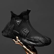 Load image into Gallery viewer, Boots: Ankle Boot: Lightweight. WAter repellant. Thick soled. Stylish Comfort Safety.
