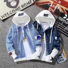 Load image into Gallery viewer, Coats / Jackets: Denim Jacket. Stylish. Super Soft Relaxed Fit. Korean Styling.
