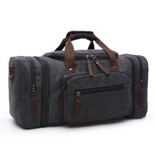 Cargar imagen en el visor de la galería, Travel Bags / Storage: Large Capacity. Spacious Capacity. Durable Canvas. Weekender / Overnighter. Shoulder Carry. Multiple Storage Areas.Various Colors.
