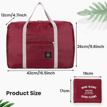 Load image into Gallery viewer, Travel Bag / Storage: 2 Pack Foldable Travel Duffel Bag. Airlines Carry on. Weekender/ Overnight / Gym Duffel. Various Colors..

